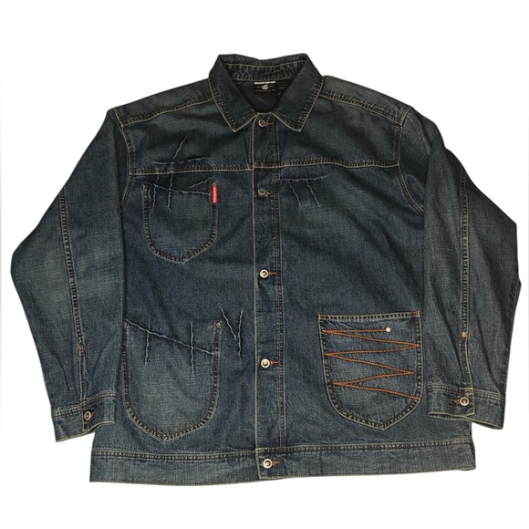 Y2K Rocawear Authentic Oversized Denim Jacket - Picture 1 of 14